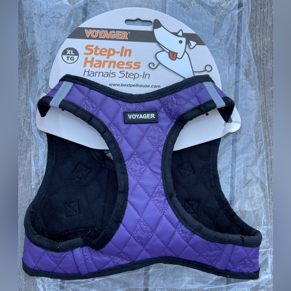 NWT Purple XL dog step-in harness Voyager